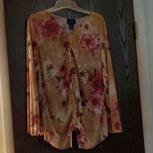 Lane Bryant Pretty Sheer Blouse, Size 14/16